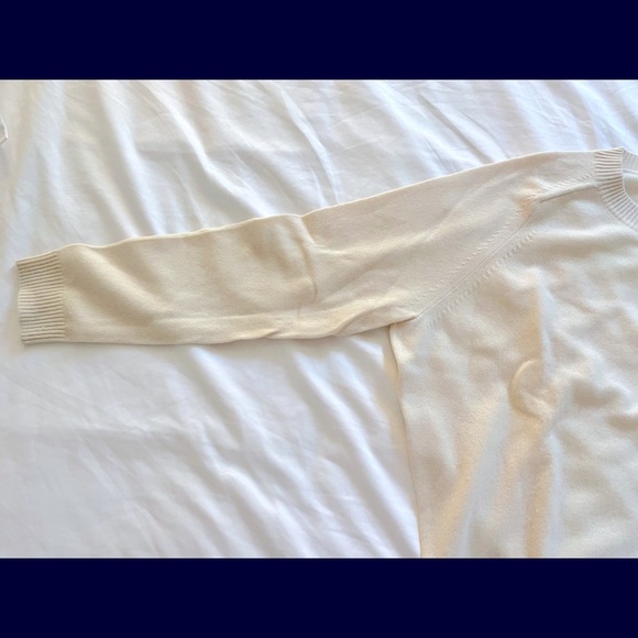 Vince cream cashmere sweater large - Picture 2 of 4